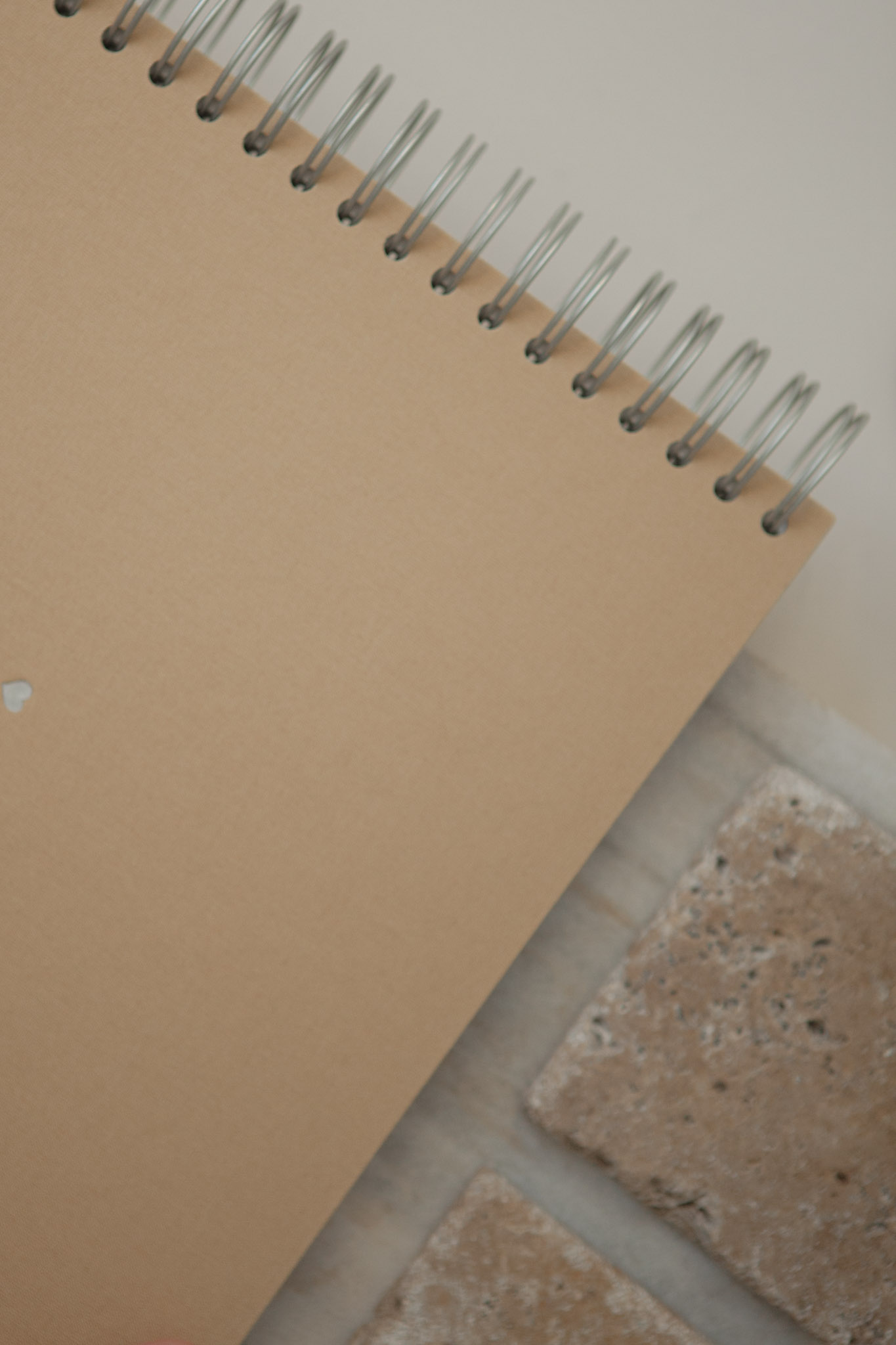 Album na spirali 26 x 25 cm plaża z symbolem SERCE