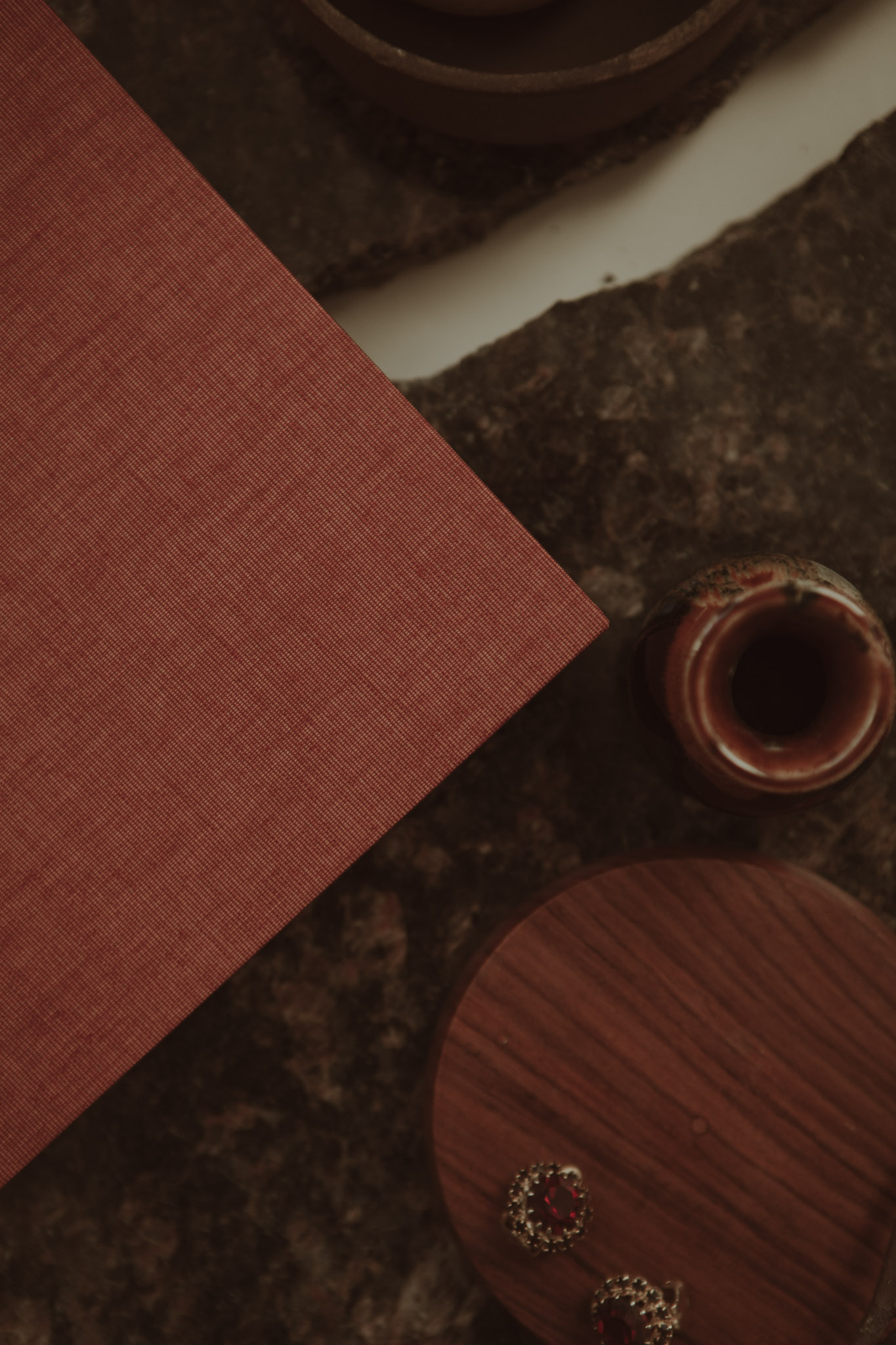 Album na spirali 26 x 25 cm konfitura jarzębinowa z symbolem SERCE