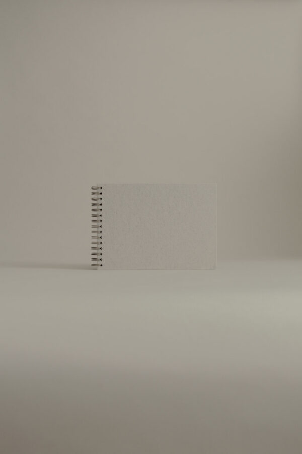 Album na spirali 28 x 20 cm len naturalny