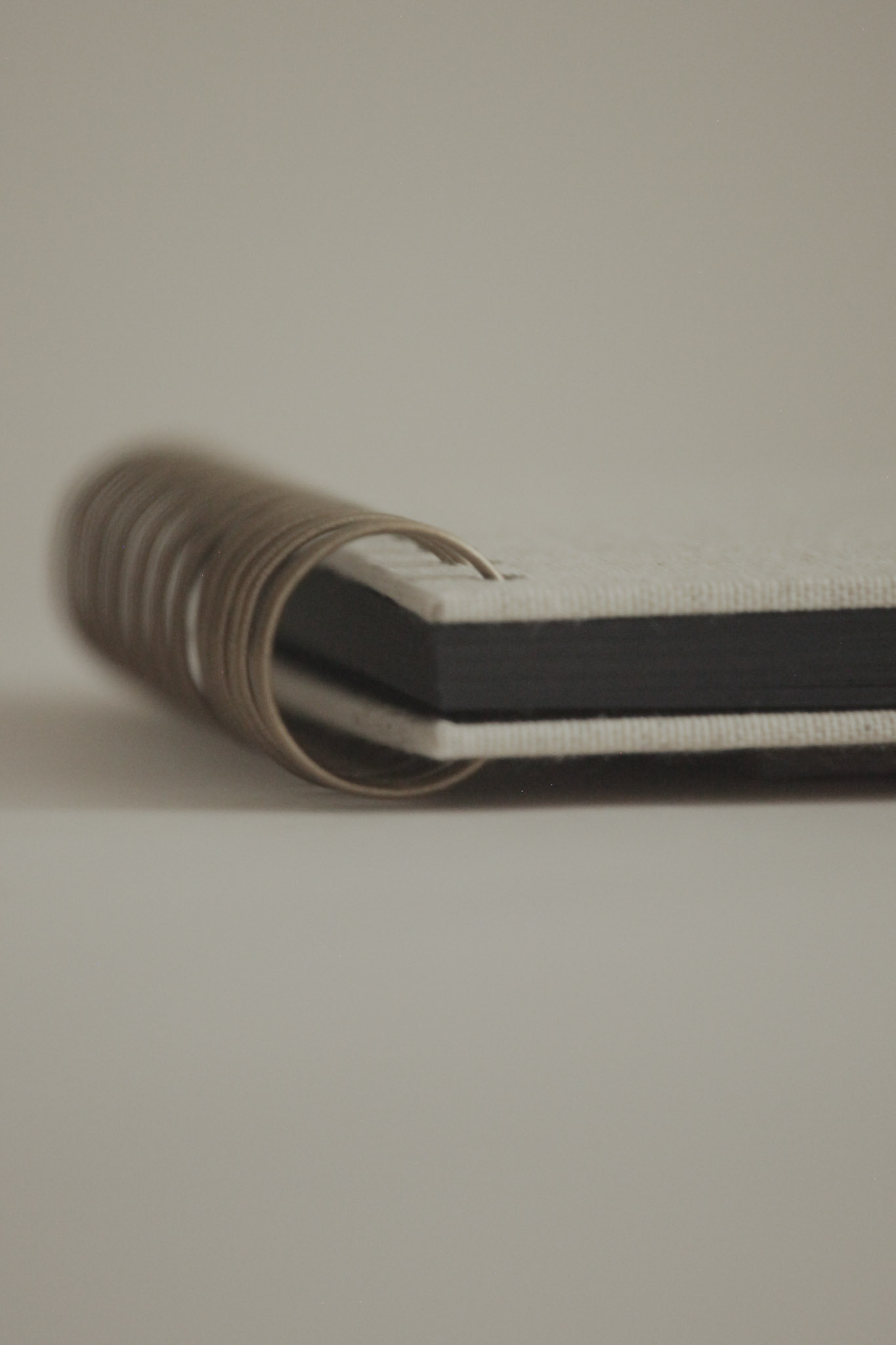 Album na spirali 20 x 15 cm len naturalny